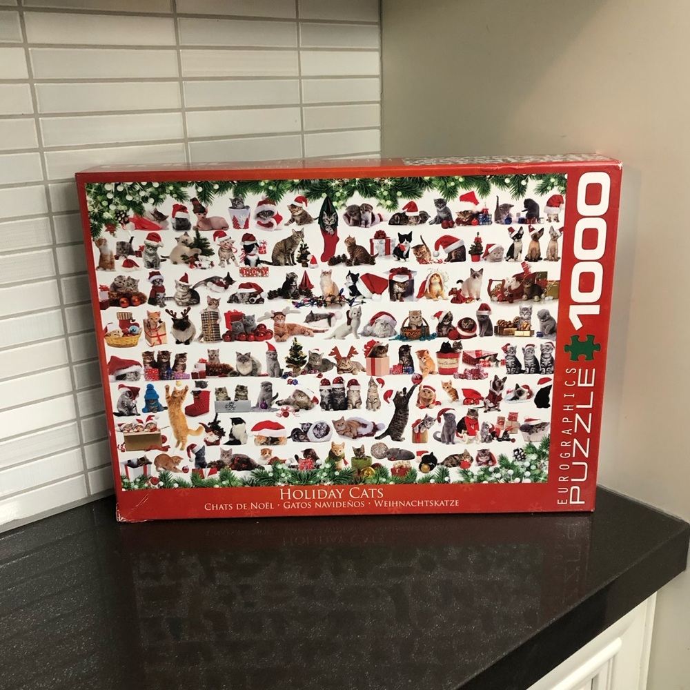Eurographics Holiday Cats 1000 piece puzzle